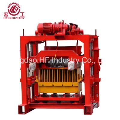 Qt4-40 Small Manual Cement Concrete Brick Machinery Block Making Machine