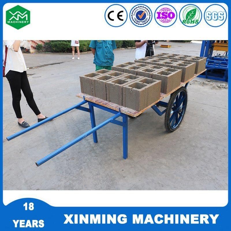 EXW Price Qt4-24 Fully Automatic Manufacuturing Machnie Cement Paver Solid Machine