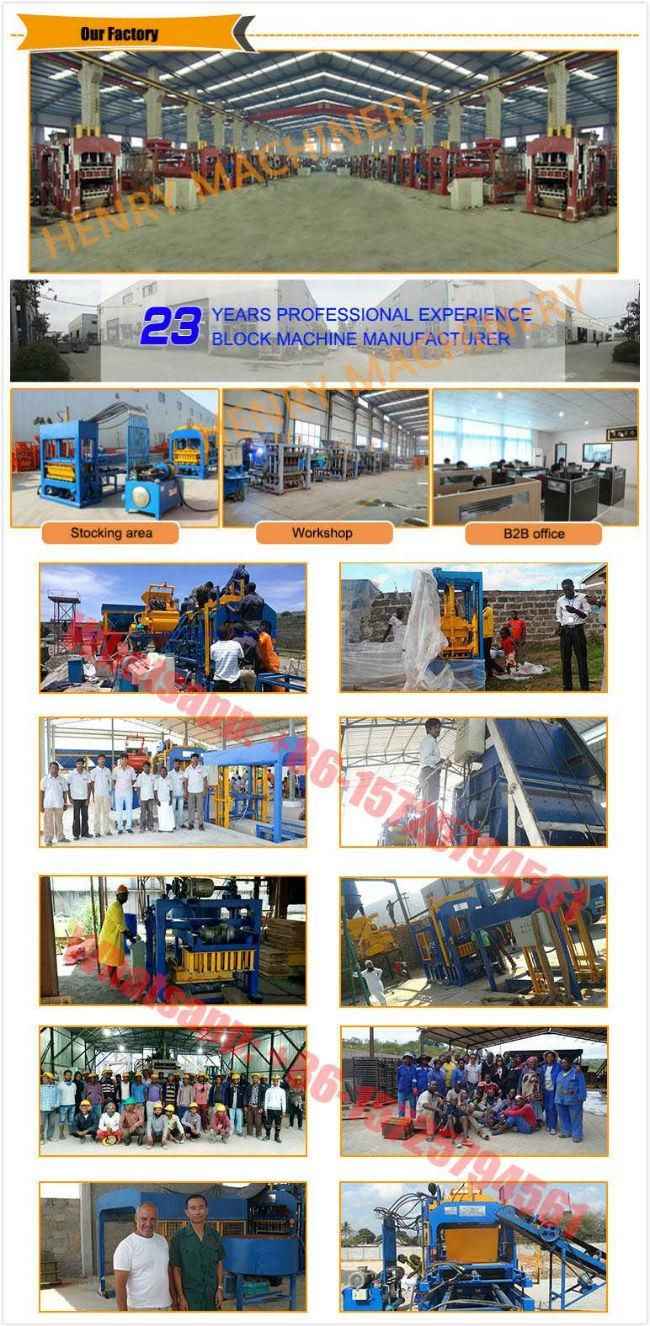 Qt4-20 Automatic Cement Brick Making Machine, Concrete Hollow Paver Block Making Machine in Construction Machinery