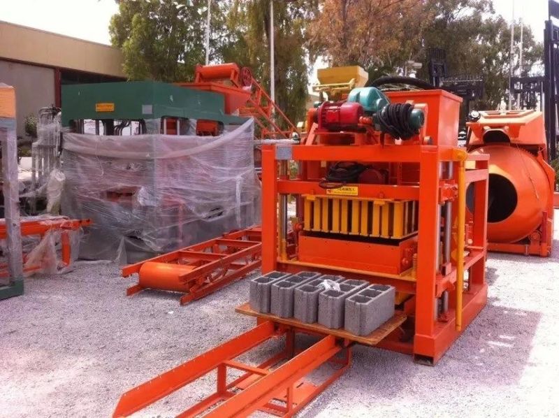 Qt4-26c Small Block Production Line Semi Automatic Concrete Brick Machine for Sale