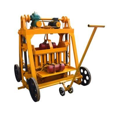 Qmj4-40 Mobile Cement Brick Block Maker