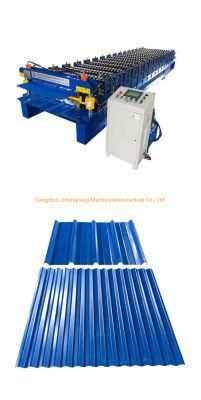 Automatic PPGI Gi PPGL Gl Corrugated Iron Sheet Trapezoidal Ibr Profile Roofing Roll Forming Machine