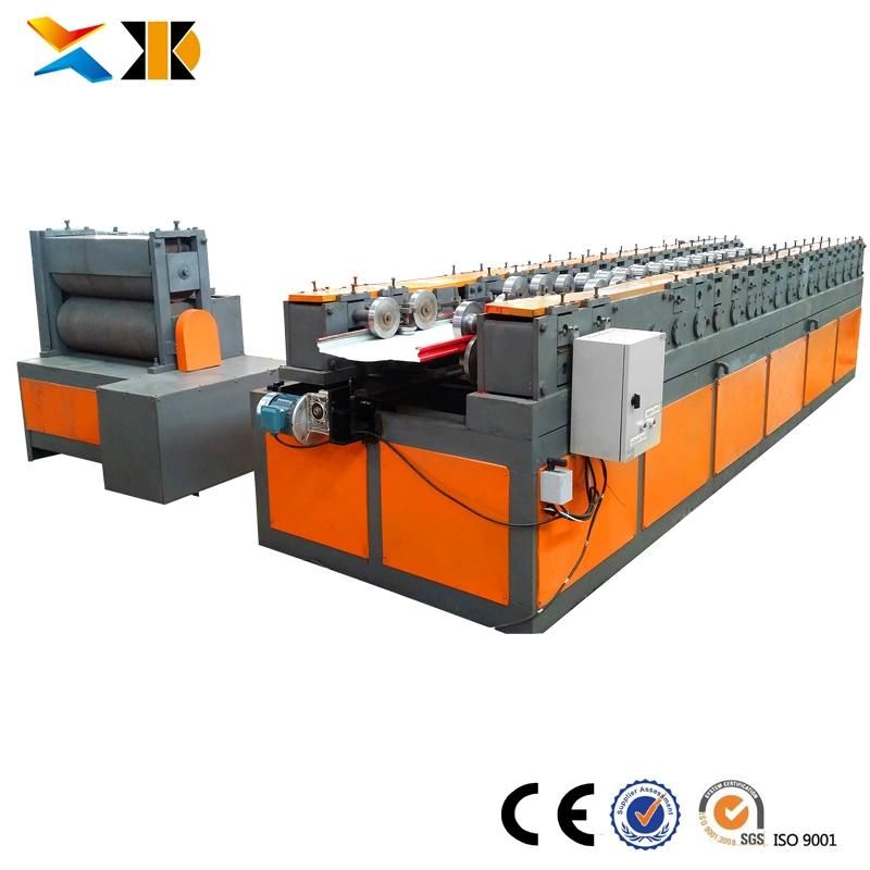 Aluminium Sheet Stamping Embossed Garage Shutter Door Sheet Roll Forming Machine