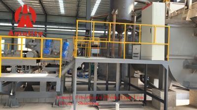 Waterproof Fireproof Wall Board 2 Million M2/Y Fiber Cement Board Production Line Machinery
