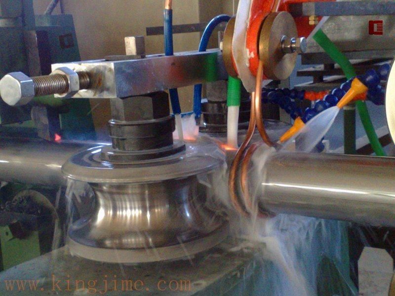 Metal Plate Feeding Straight Seam Pipe Making Machine Mill Line with Steel Sheet Feeder