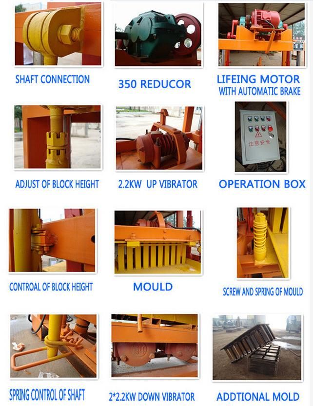 Qtj4-40 Simple Block Machine Brick Machine Competitive Price Building Material Making Machinery