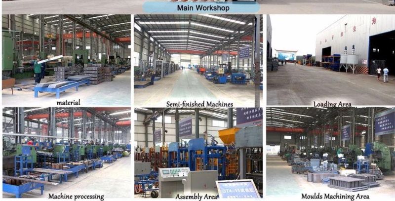 Qt8-15 Low Investment High Capacity Automatic Concrete Brick Maker Machine Block Making Machine for Sale in Uganda