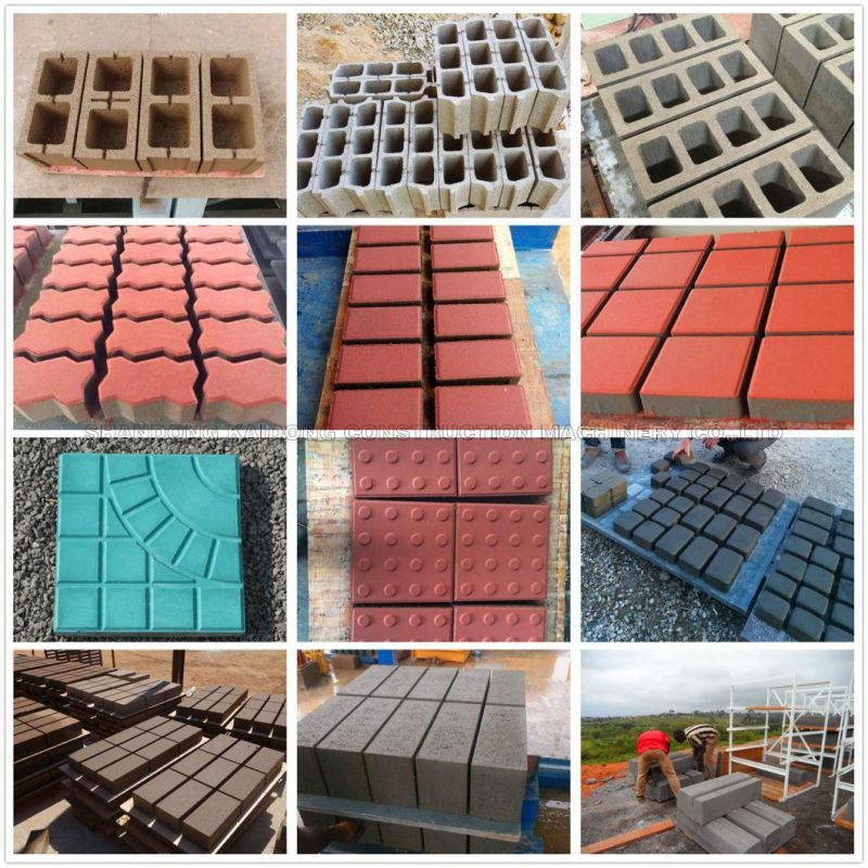 Full Automatic Hollow Cement Concrete Paver Block Brick Making Machine