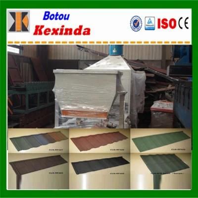 Nigeria Stone Chips Metal Roofing Sheet Machine