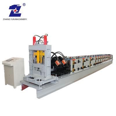 flexible Operation Double Strut Channel CZ Profile Roll Forming Machine