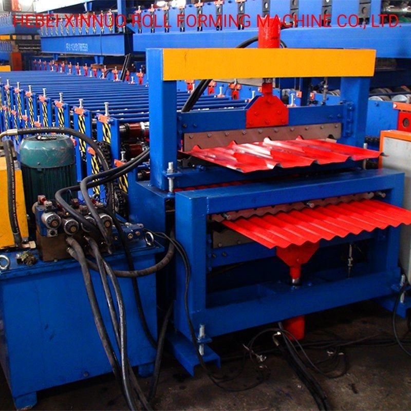 Double Layer Pressing Terrazo Tile Roll Forming Machine