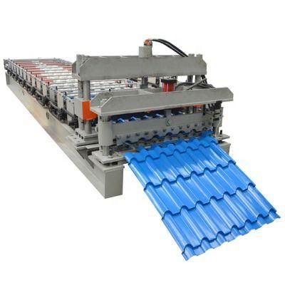 Best Price Glazed Tile Roofing Sheet Roll Forming Machine Step Tile Roofing Sheet Roll Forming Machine