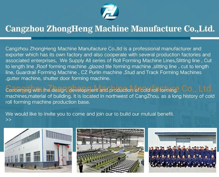 C Shaped Purlin Roll Forming Machine Zhongheng Machine/C Z Purlin Interchange Electrical DIN Rail Channel Roll Forming Machine
