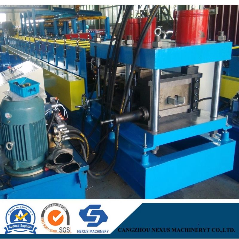 80 to 300 mm Steel Strip Cold Roll Former C Z Purlin Roll Forming Machine with PLC Control