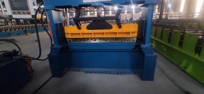 Galvanized Steel No Stopping Cutting Corrugated Sheet Roll Forming Machine