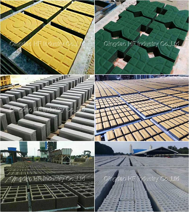 Qt10-15 Hydraulic Automatic Concrete Cement Brick Block Making Machine
