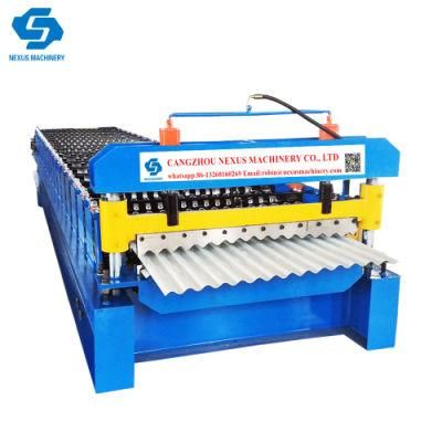 Double Layer Corrugated Roofing Sheet Metal Roll Forming Machine