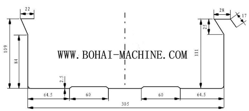 Corrugated Sheet Forming Machine (BH-600-305)