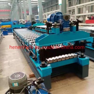 Corrugated Metal Roof Sheet Making Roll Forming Machine