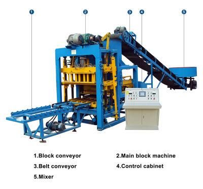 Qtj4-25 Interlocking Brick Making Machine