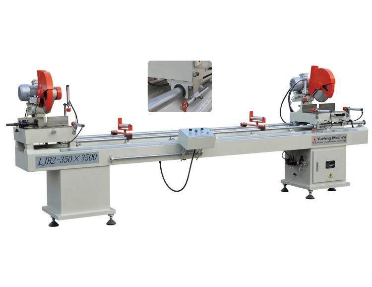 2--Head Cutting Saw Machine for PVC Window Door