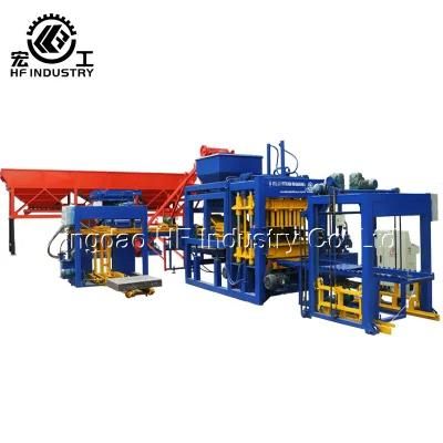 Qt8-15 Fully Automatic Concrete Block Cement Paving Interlock Brick Making Machine