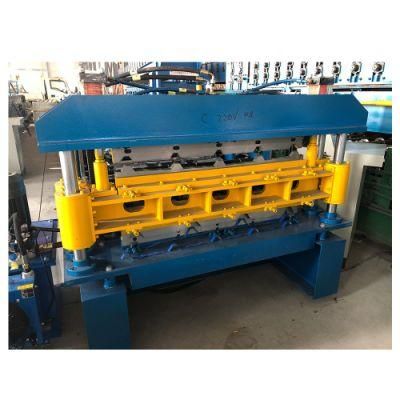 Metal Sheet Double Layer Roll Forming Machine Customized Trapezoidal Roor Wall Panels
