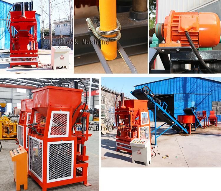 Duyue Hr1-10 Hydraulic Vibration Construction Machinery Block Machine, Clay Soil Brick Making Machine