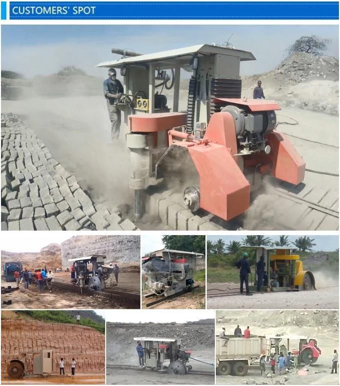 Hualong High Speed CE Machinery Hkss-1400 Sandstone Limestone Laterite Stone Brick Block Cutting Machine
