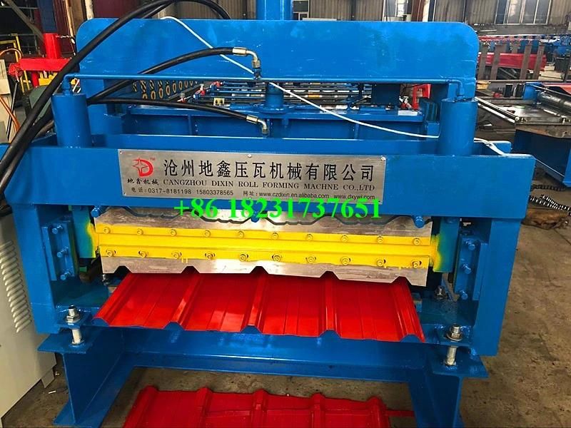 Zimbabwe Customer Order Double Layer Glazed Tile and Ibr Sheet Roll Forming Machine