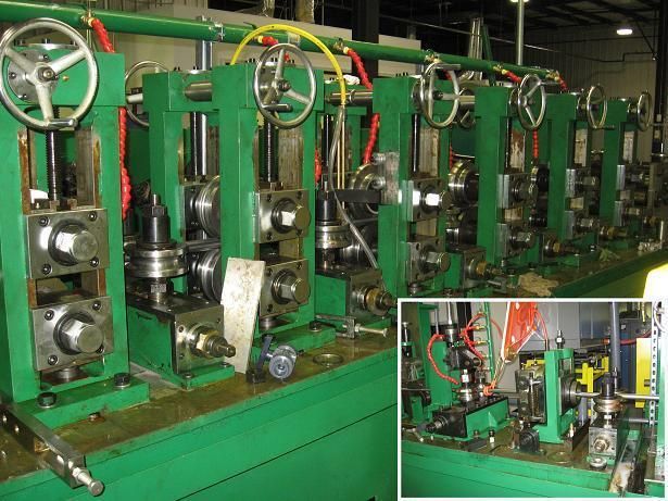 Small Diameter ERW Pipe Machines Tube Production Line