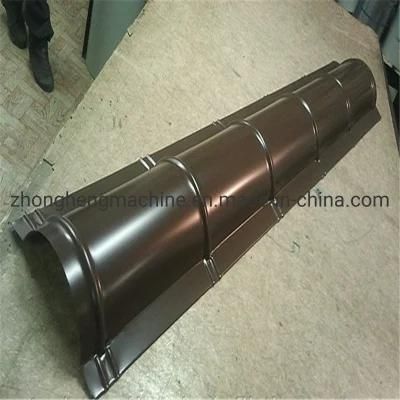 High-Speed Metal Roof Panel Ridge Roll Forming Machine Ridge Manufacture