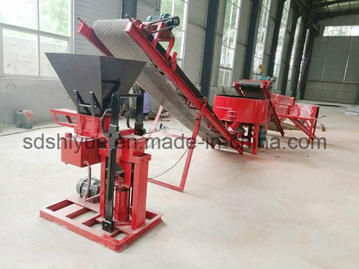 Eco Brb Double Semiautomatic Mud Interlocking Brick Making Machine