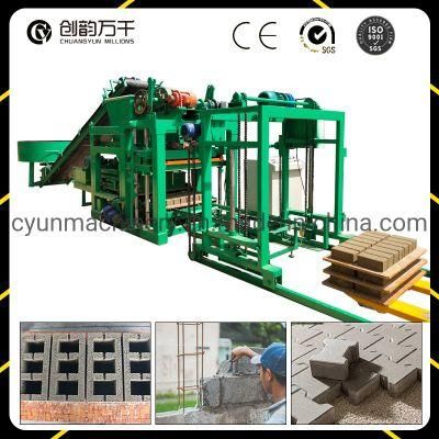 Easy Building Automatic Stationary Solid Block Making Machine Line (QT4-25)