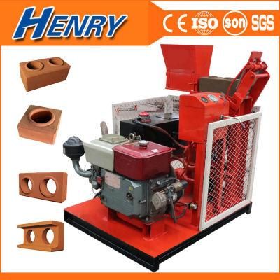 Hr2-25 Diesel Clay Interlocking Brick Machine