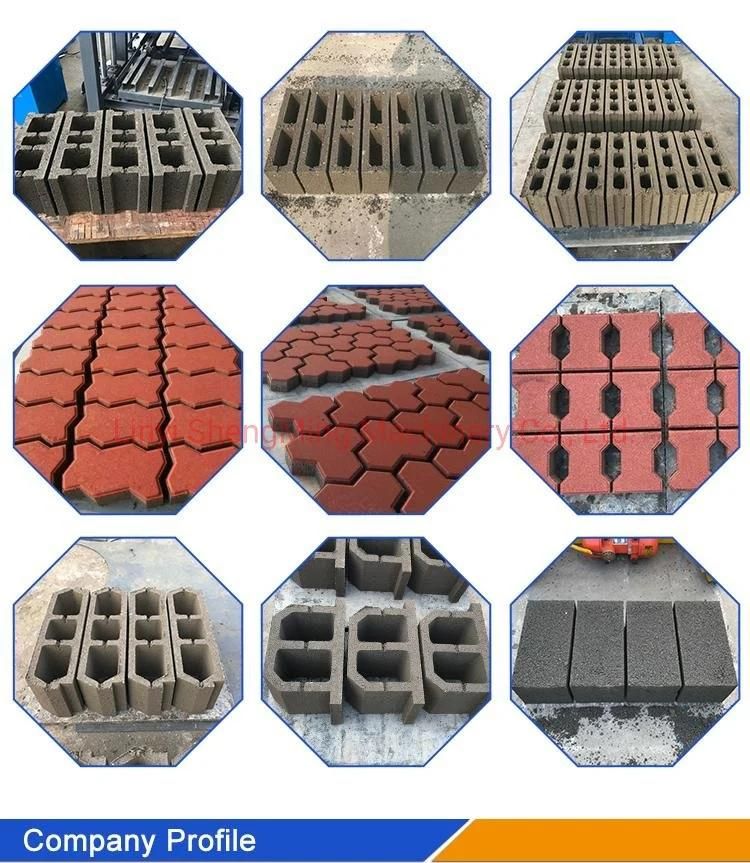 Big Capacity Concrete Cement Hollow Paver Colorful Block Machine