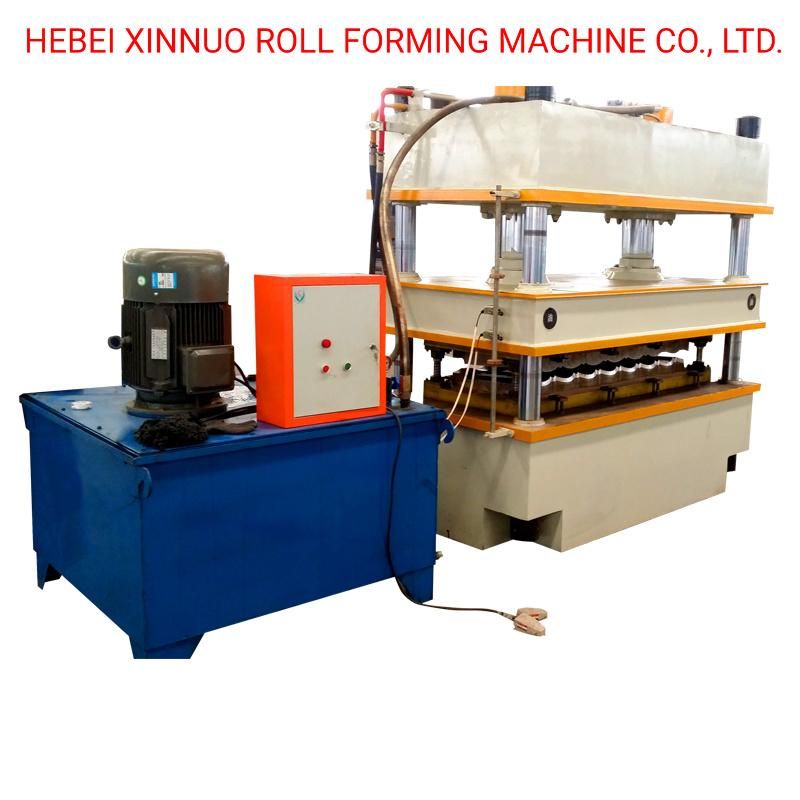 Stone Colour Coating Roof Tile Making Machine Fully Automatic