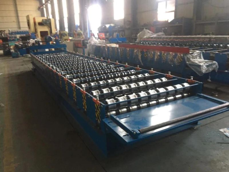 Steel Wall Panel Trapezoidal Tile Roofing Sheet Making Machine