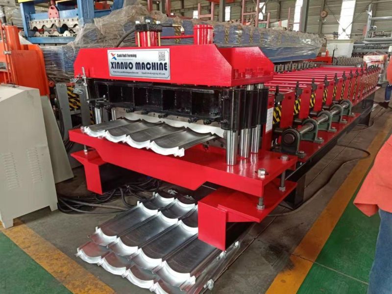 820 Glazed Tile Roll Making Machine for House Building