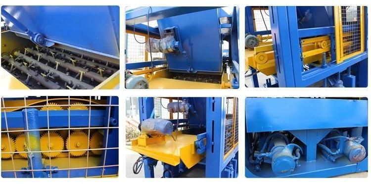 Qt4-15 Full Automatic Cement Brick Making Machine, Including Hollow Bricks