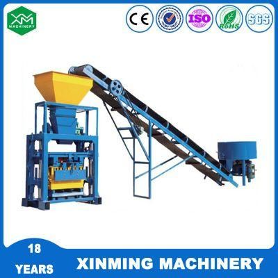Low Investment Qt40-1 Manual Block Making Machine for Concrete Blocks