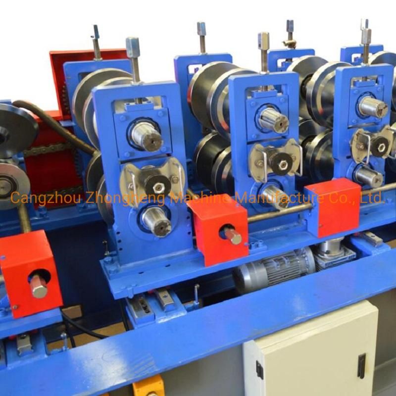 Full Auto C U Channel Roof Purlin Roll Forming Machine Simens Motor