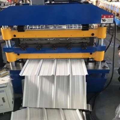 Double Layer Trapezoidal Tile and Steel Corrugated Roll Forming Machine