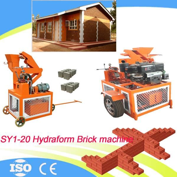 China Small Scale Hydraulic Block Making Machine Sy1-20 with Branch in Africa