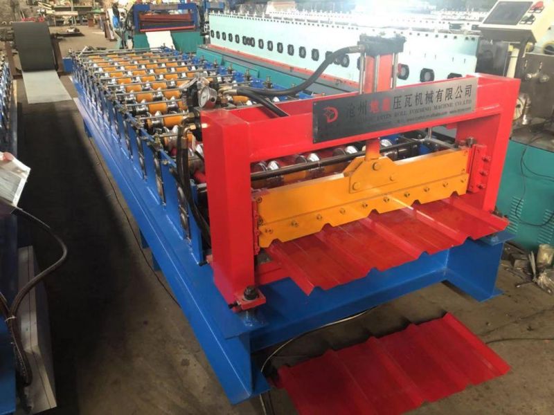 Aluminum Trapezoidal Corrugating Sheet Roll Forming Machine