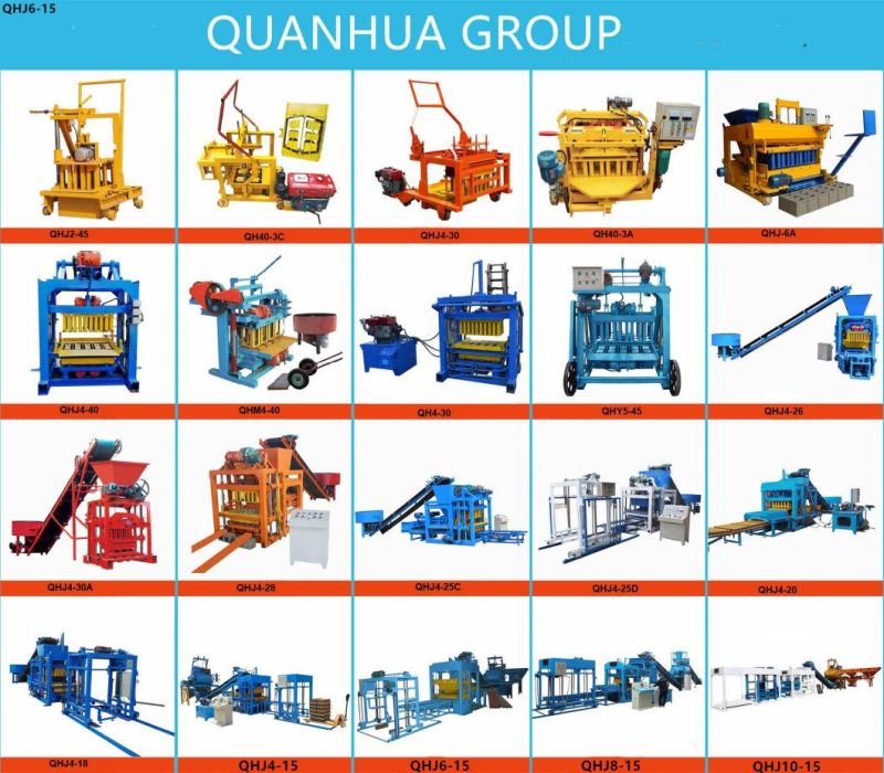 Qhj4-28 Automatic Cement Brick Making Machine /Full-Automatic Cement Brick Making Machine/Cement Interlocking Hollow Brick Block Making Machine