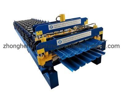 Roll Tile Double Glazed Roofing Forming Machine Manufacturer, Cold Roll Forming Machine.