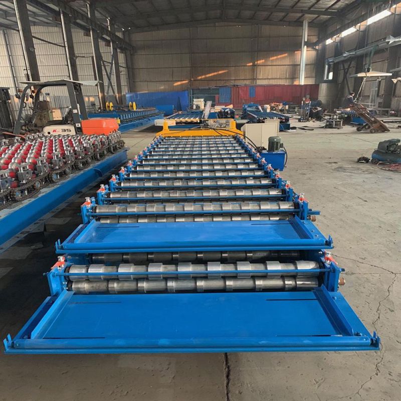 Cheap Price Double Layer Roof Sheet Panel Wall Roll Forming Machine for Metal Sheet