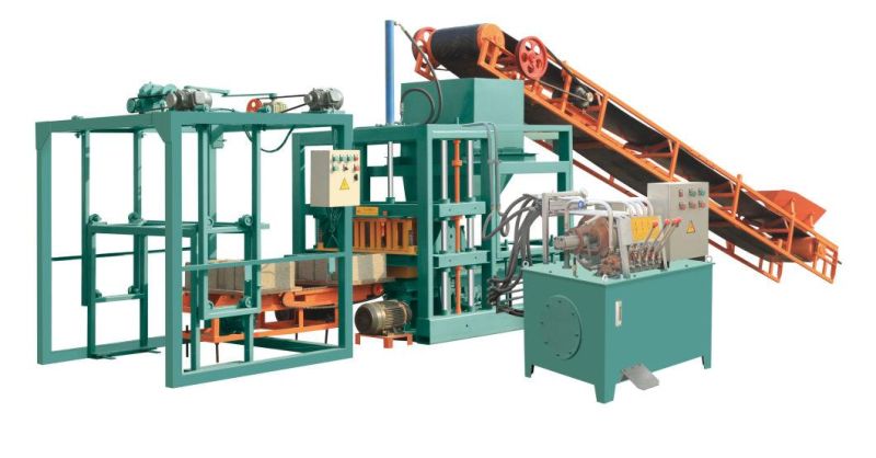 Semi-Automatic Hydraulic Concrete Block Making Machine (QT4-20)