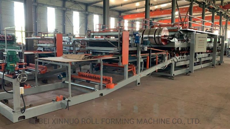 PU Sandwich Panel Used Making Roll Forming Machinery Panel Sandwich Machine